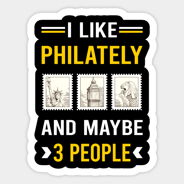 3 People Philately Postage Stamp Stamps Sticker by Good Day